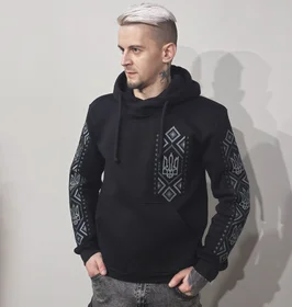 Тостовка: Худи с серой вышивкой